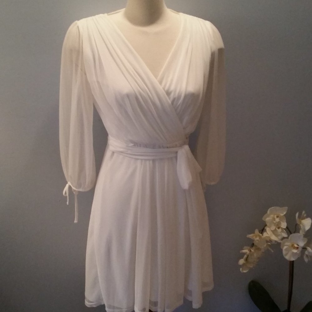 Jane Norman white ethereal dress